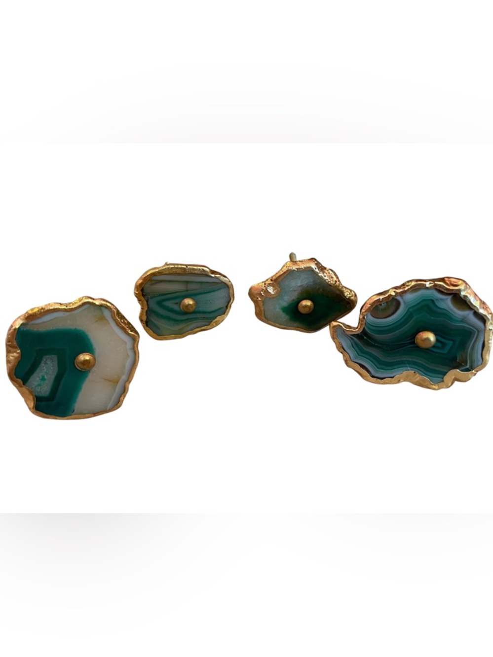Green Agate knobs